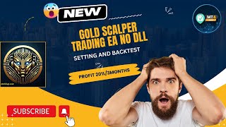 Gold Scalper Trading EA NO DLL  Backtest 1000  Profit 203months [upl. by Jochebed]