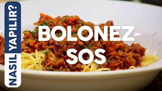 Bolonez Sos Nasıl Yapılır [upl. by Annahsor]