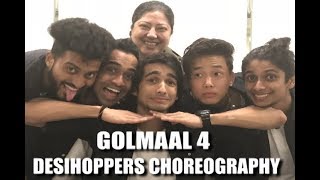 Golmaal Again  Desihoppers Choreography [upl. by Gamaliel]