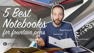 The Best Notebooks for Fountain Pens [upl. by Ecirbaf]