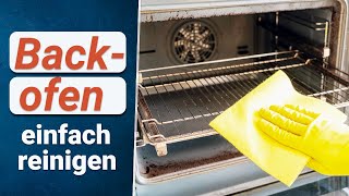 Backofen reinigen mit Backofenspray  Hartnäckige Verschmutzungen SCHNELL amp EINFACH loswerden [upl. by Aniat804]