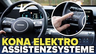 🤝🏼 Hyundai KONA Elektro Die wichtigsten Assistenzsysteme im Detail [upl. by Neelyk]