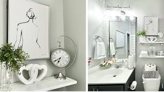 Bathroom decorating ideas on a budget  Above the toilet area [upl. by Carrington49]