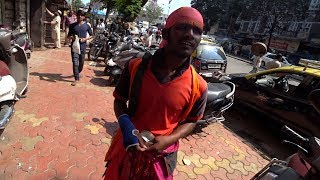 Avoid This Guy In India  Crazy Beggar [upl. by Aiceila]