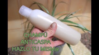 Cómo hacer un CHAMPÚ ANTICASPA casero [upl. by Eam334]