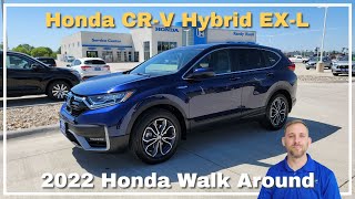 2022 Honda CRV Hybrid EXL Walk Around Review [upl. by Ellehcyt]