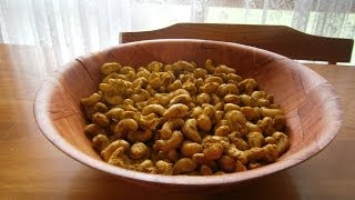 Curry Smoked Cashews Recipe [upl. by Olivier433]