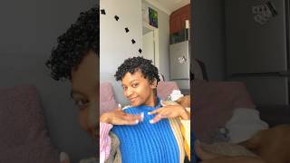 easy everyday curly hair routine 3b3c curls [upl. by Amara]