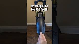 How to Install Fox Mudguard on fox36 and fox38 Forks [upl. by Ocker]