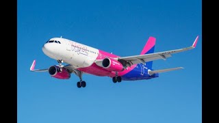 WIZZ AIR LANDING IN CRAIOVAROMANIA [upl. by Dragelin]