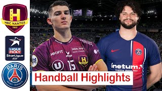 HBC Nantes VS Paris SaintGermain Handball Highlights LNH Starligue 2024 [upl. by Atinob]