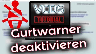 VCDS Gurtwarner deaktivieren Audi A6 4G [upl. by Tadd]