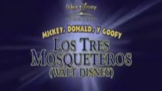 Mickey Donald y Goofy Los Tres Mosqueteros Tráiler en Vídeo y DVD [upl. by Essirahs]