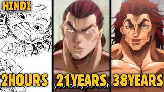 Entire Life Of YUJIRO HANMA So Far  Yujiro Hanma VS Baki Hanma  Baki Hanma Anime [upl. by Marcelo]