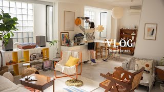 VLOG 部屋をリセットしながらリビングのインテリア紹介Room Tour 冬に向けての準備amp買ったもの 夜のお菓子作りと作って食べたもの記録 シンプルカジュアルな日常 [upl. by Iene]