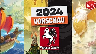 Vorschau Pegasus Brettspiel Neuheiten Frühjahr 2024  Was bisher bekannt ist [upl. by Kovacev]