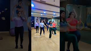 Navratri special Easy Aerobics by Suman Chaudhary 🔥🔥aerobicstep dance zumba youtubeshorts [upl. by Urion453]