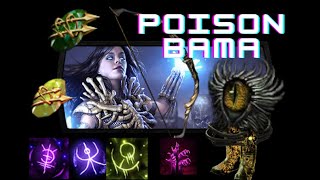 PoE 324 NECRO LEAGUE Poison BAMA Necromancer  Launch Weekend Update [upl. by Airdnoed]