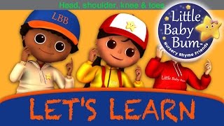 Little Baby Bum  Head Shoulders Knees and Toes  Nursery Rhymes for Babies  Songs for Kids [upl. by Aihcats]