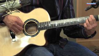 PRS Private Stock Angelus 3519 Acoustic Guitar Demo  Sweetwater Sound [upl. by Otrevire317]