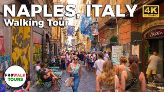 Naples Italy 🇮🇹 ASMR  Binaural City Sound Walking Tour 🚶‍♂️ Prowalk Tours [upl. by Joelly399]