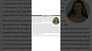 History Read Squanto  QNA Grade 46 [upl. by Hube]