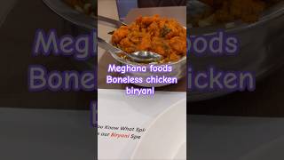 Meghana Foods Boneless Chicken Biryani bestbiriyani bengaluru [upl. by Naras]