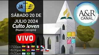 🔴 CULTO JOVEN SOCIEDAD DE JÓVENES Iglesia Adventista Sábado 20 DE JULIO 2024 Pr Joel Flores [upl. by Ofloda]