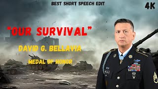 Our Survival Medal Of Honor David G Bellavia Epic Speech empowerment warzone usarmy [upl. by Ahsot]