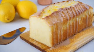 Super Moist And Velvety Lemon Loaf Cake [upl. by Ahtelahs117]