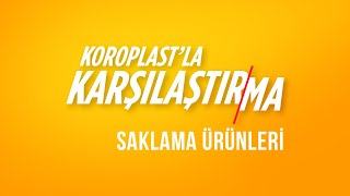 Koroplastla Karşılaştırma  Koroplast Çift Kilitli Dondurucu Torbası [upl. by Swords]