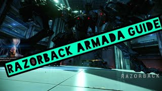 Razorback Armada in 2 Minutes  Warframe Razorback Armada Guide [upl. by Eardnoed693]