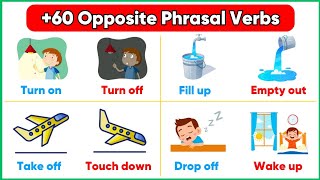 Opposite Phrasal Verbs  English Vocabulary learnenglish [upl. by Nitas]