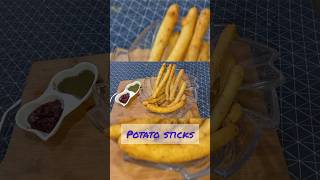 Potato sticks easy food recipe homemade foodrecipe indianstreetfood [upl. by Dyolf305]