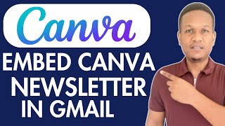 How To Embed Canva Newsletter In Email [upl. by Lraed]