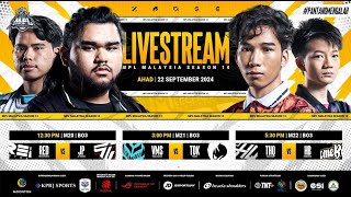 RESTREAM MPL MY Musim 14 Regular Season Minggu 3 Hari 3 [upl. by Yvonner417]