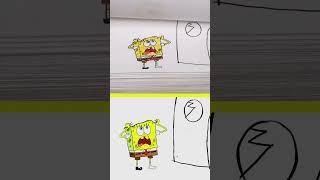 Bob Esponja  DoodleBob Ataca Bob Esponja Na Vida Real Shorts [upl. by Jessie]