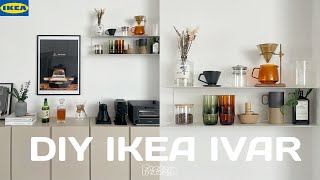 Turning IKEA Ivar Cabinets Into a Sideboard  DIY Project easy amp affordable [upl. by Colet]