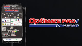 OptiMate PRO1 DUO battery charger  product overview amp instructions [upl. by Ataliah]