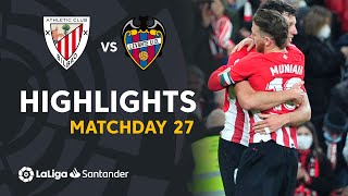 Resumen de Athletic Club vs Levante UD 31 [upl. by Fromma576]