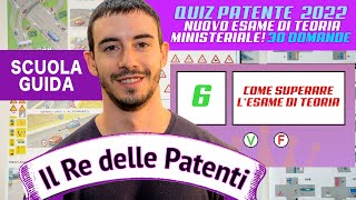 SCHEDA ESAME 10  IMPOSSIBILE  40 QUIZ  QUIZ PATENTE  ESAME DI TEORIA [upl. by Repmek]