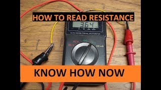 Use Multimeter to Test Resistance and Continuity [upl. by Barn846]