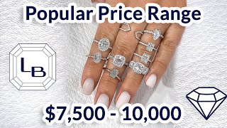 Engagement Ring Price Range 7500 to 10000 IGTV Edition [upl. by Gillespie]