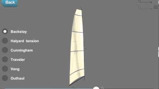 sailtrim upwind one main backstay [upl. by Nylzaj487]