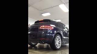 2017 macan gts exhaust [upl. by Dnalor525]