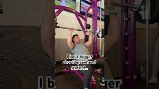 I built Boulder Shoulders when I did this… shoulders fitness bodybuilder [upl. by Oiramrej]