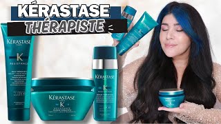 💚KÉRASTASE RESISTANCE THÉRAPISTE Fortalecimento para cabelos extremamente danificados [upl. by Yralam768]