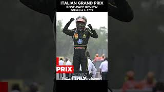 2024 Italian GP Race Report Highlights Analysis and Results [upl. by Aicire669]