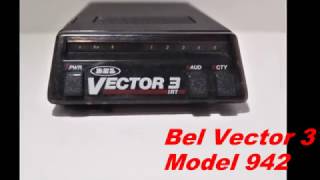 Bel Beltronics 942 Vector 3 Radar Detector Road Test [upl. by Sevy90]