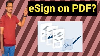 How to eSign on PDF  How to Add Digital Signature in PDF  How to Sign Digital Signature on PDF [upl. by Asilec292]